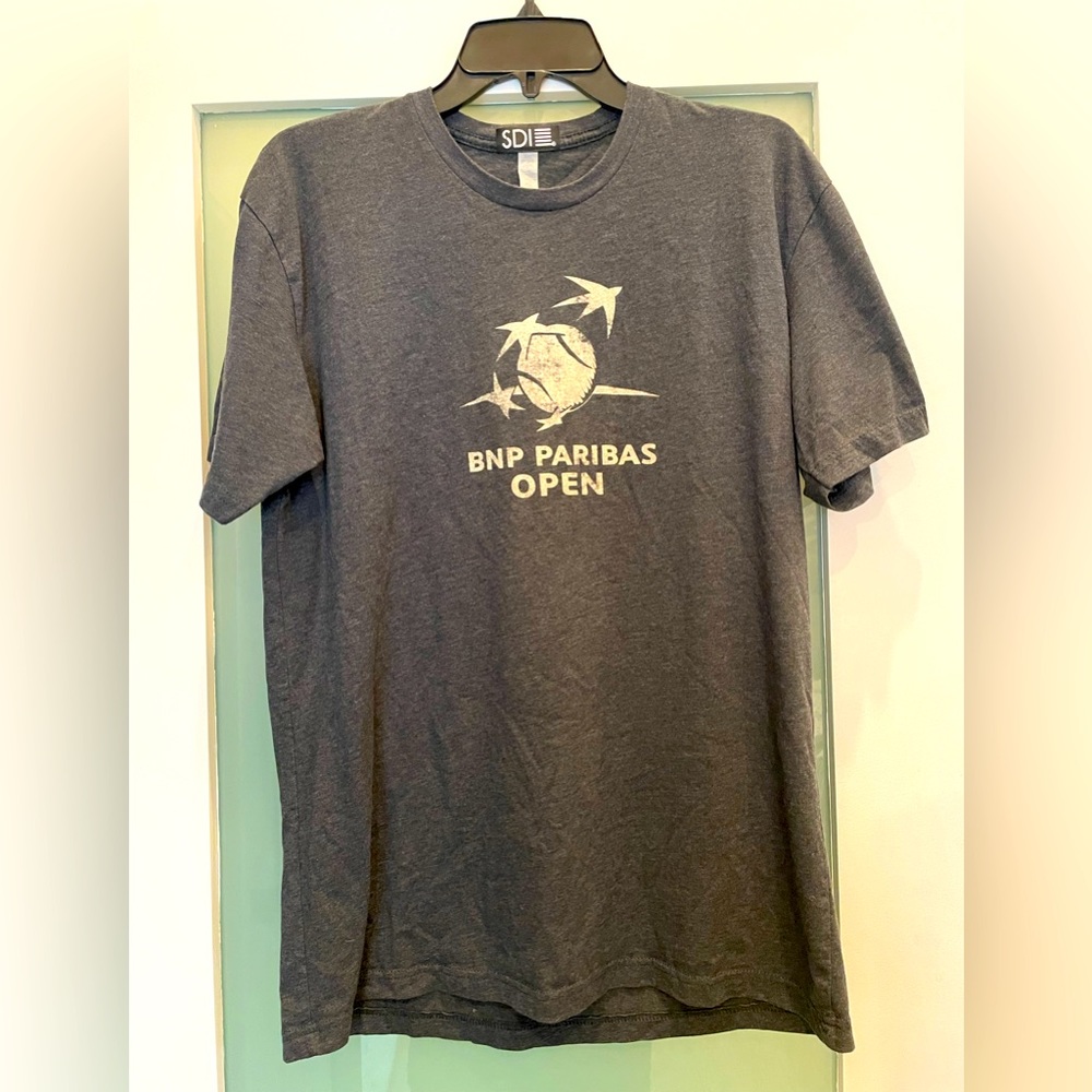 BNP Paribas Open Tennis Tournament souvenir T-Shirt. Size Large.